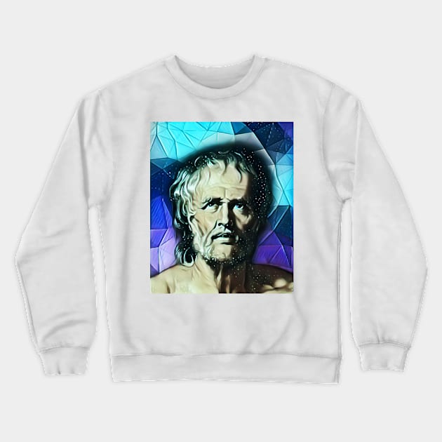 Lucius Annaeus Seneca Portrait | Lucius Annaeus Seneca Artwork 6 Crewneck Sweatshirt by JustLit